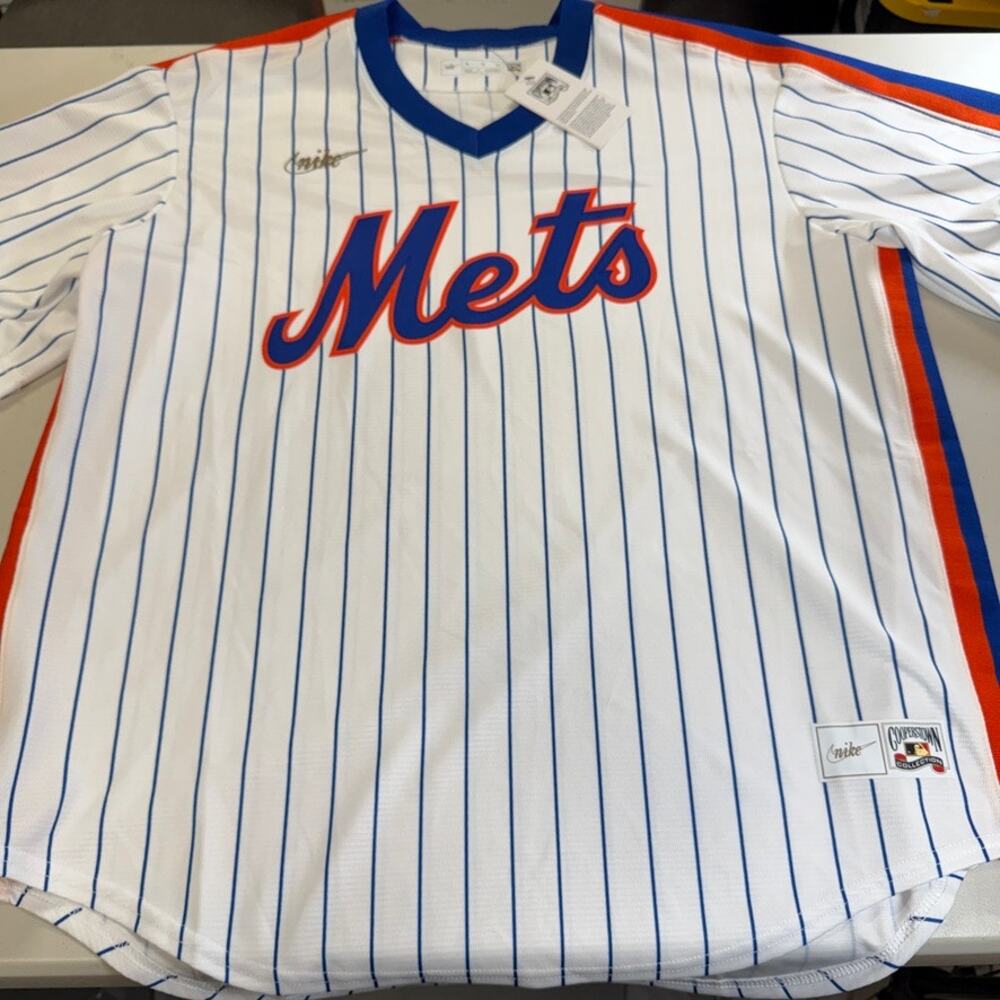 New York Mets Nike Cooperstown Collection Team Home Jersey XL NWT